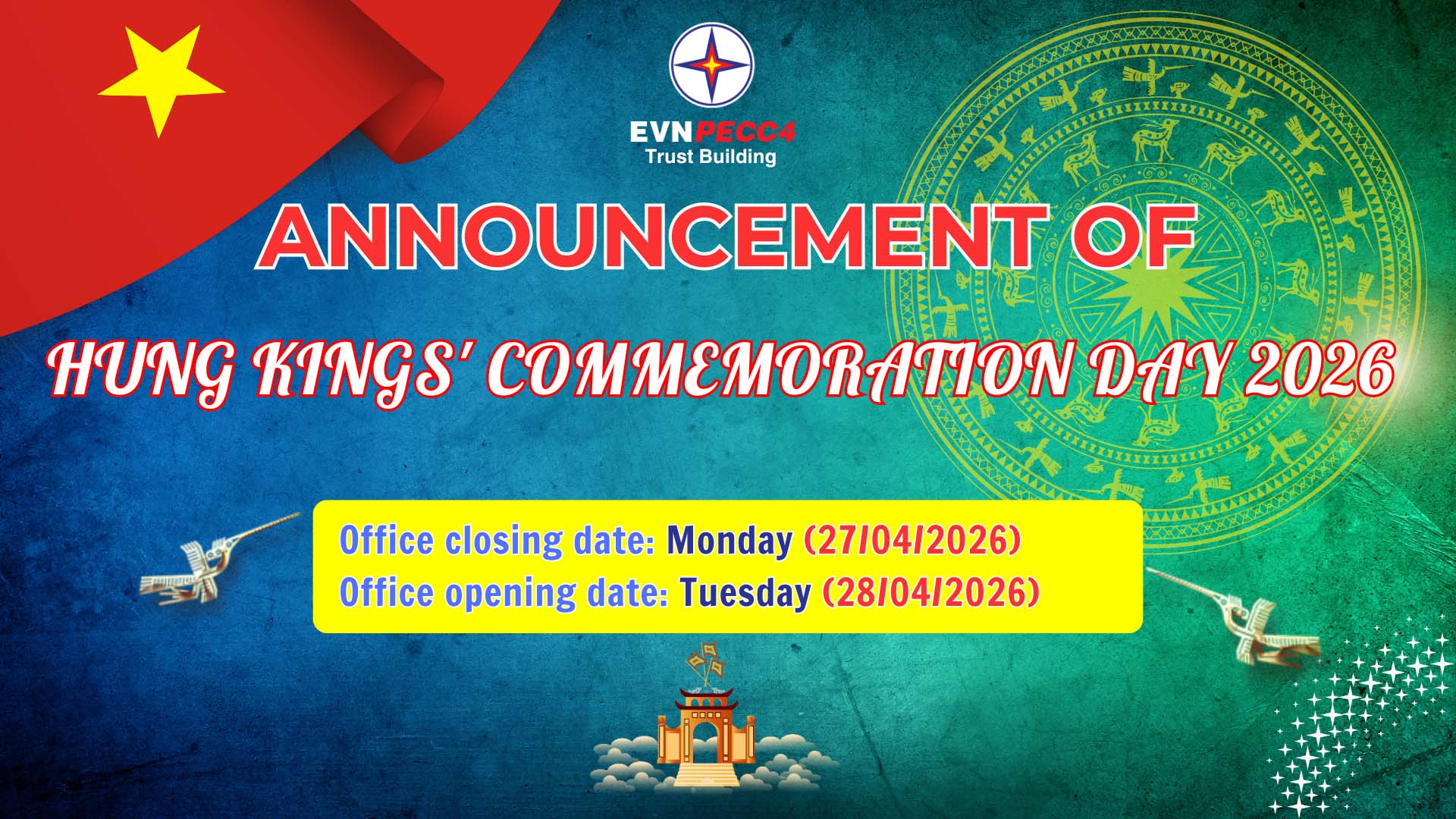 Announcement of Hung Kings’ Commemoration Day 2026